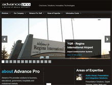 Tablet Screenshot of advance-pro.com